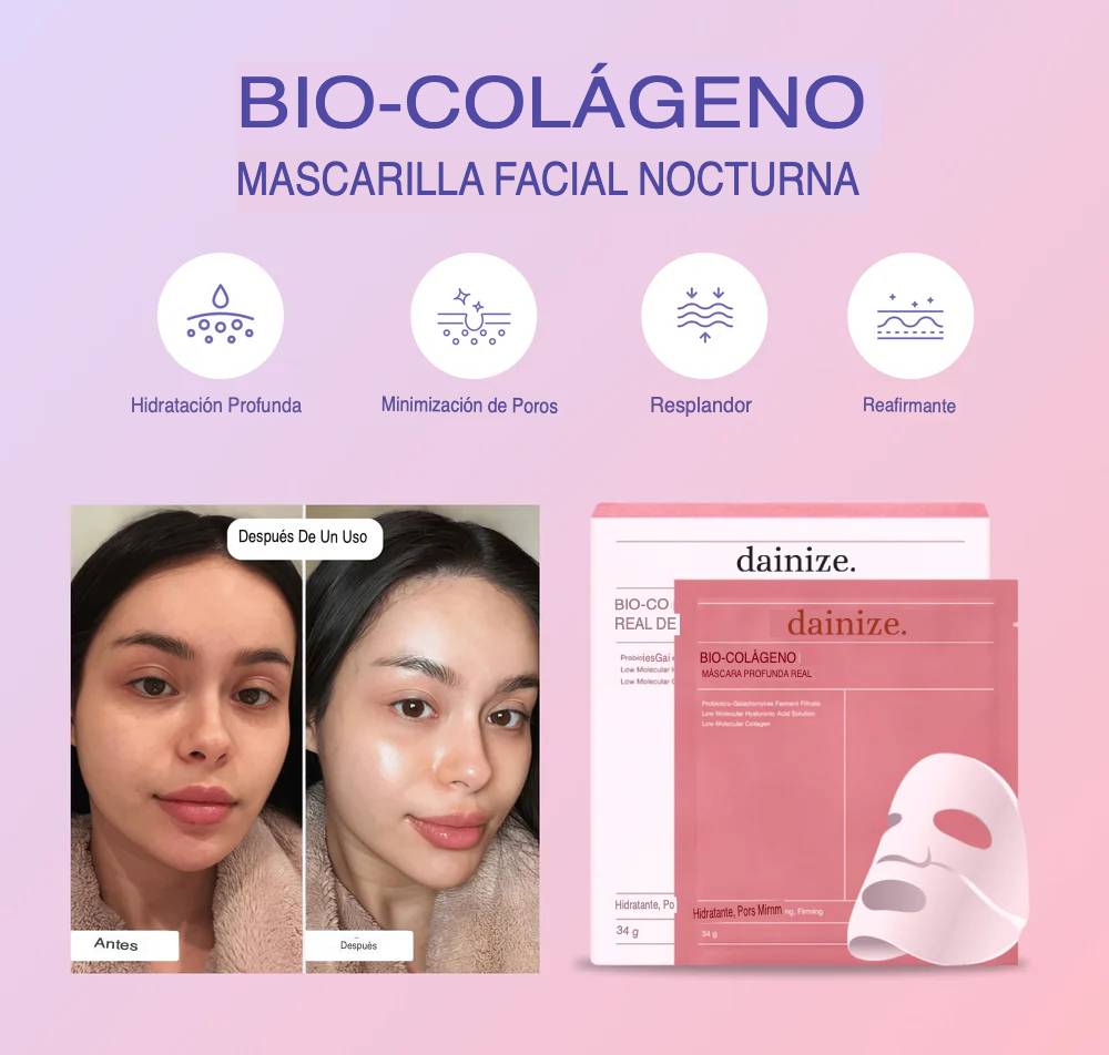 Mascarilla de Bio-Colágeno 4-Unidades